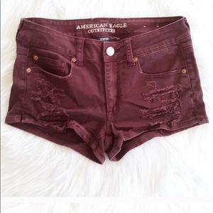 American Eagle Outfitters Distressed Cut offs